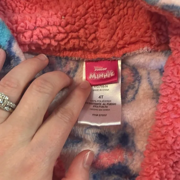 Disney Minnie Mouse Girls Robe - Picture 3 of 5